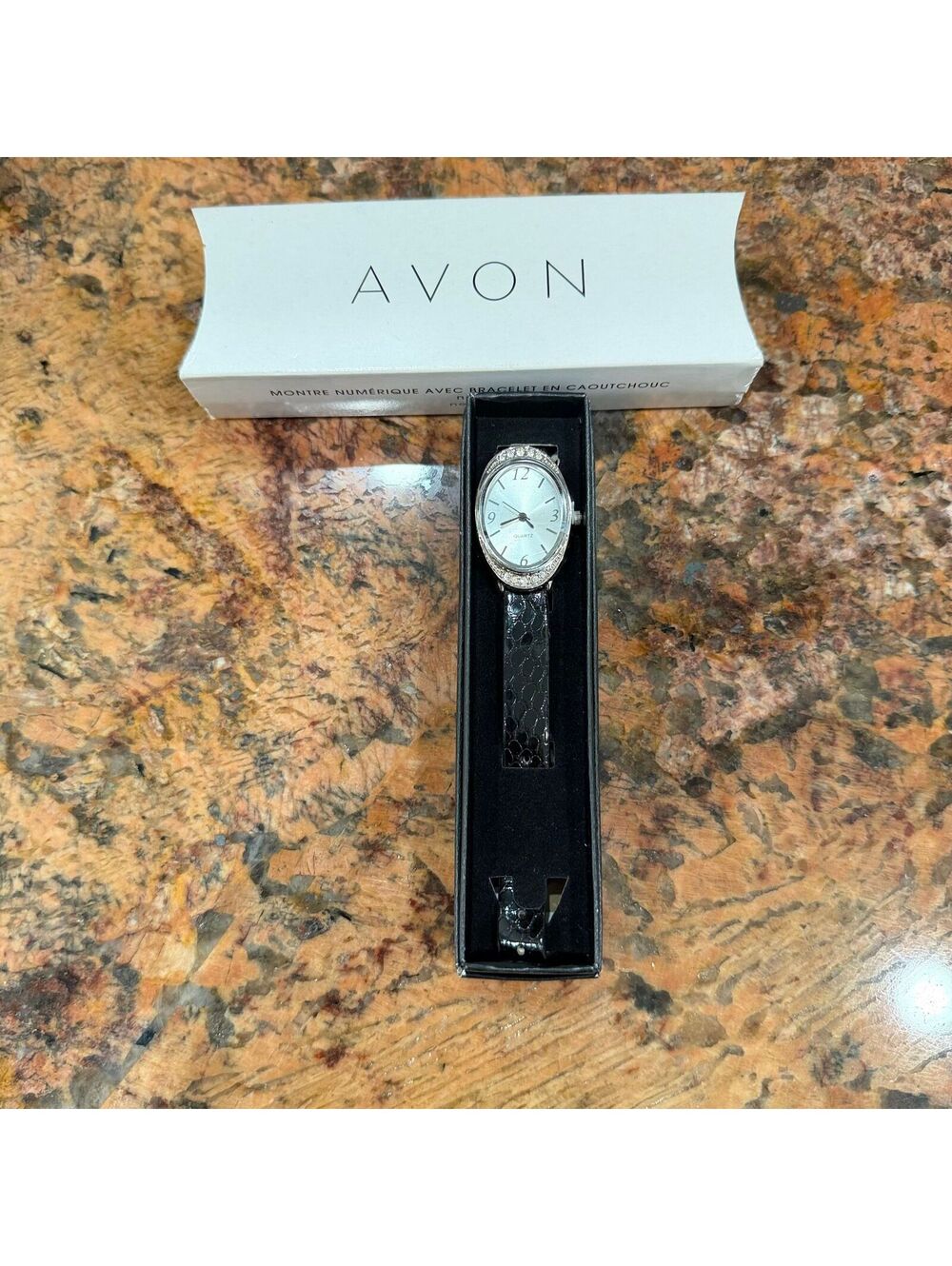 Avon Black Banded Watch